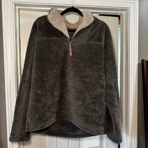 True Grit Cozy Fleece Quarter-Zip Pullover